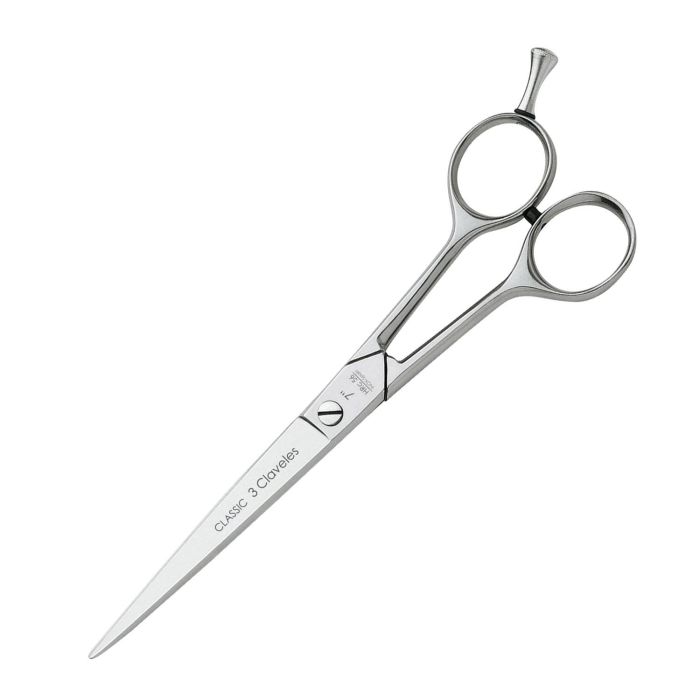 Tres Claveles Tijera de Peluquería ST Light Profesional 6" de Acero Inoxidable con Filo Microdentado y Diseño Simétrico