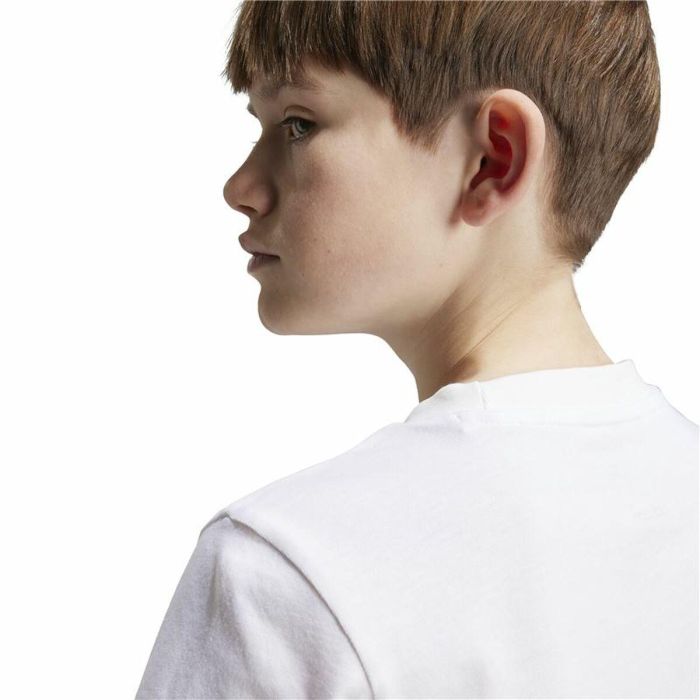 Camiseta de Manga Corta Infantil Adidas Nations Blanco 1