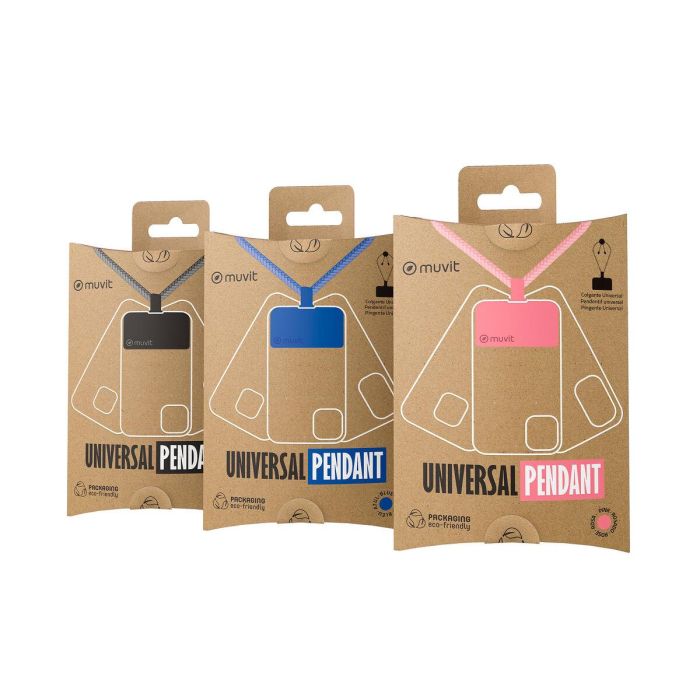 Colgante para Funda Universal Muvit MCGOO0003/ Rosa 1