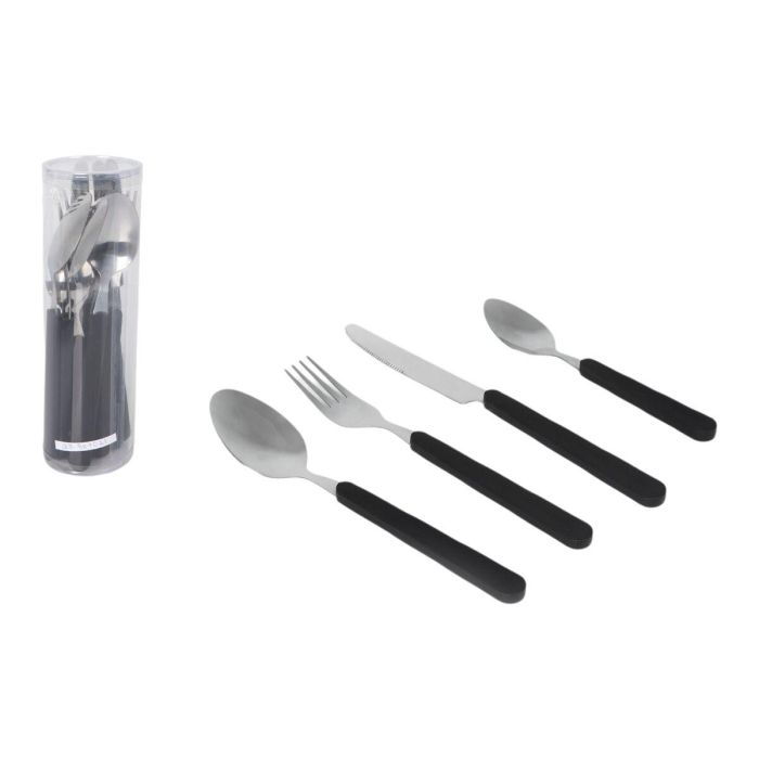 Set de 16 cubiertos con mango plástico Atenas - Inde (6 Cajas) Set de 16 cubiertos con mango plástico Atenas - Inde (6 Cajas)