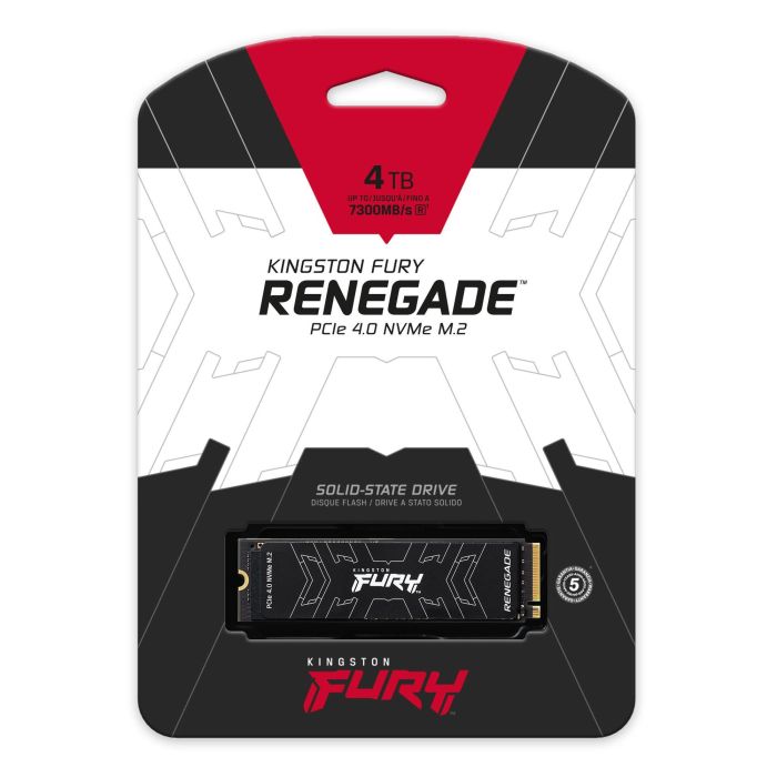Disco SSD Kingston FURY Renegade 4TB/ M.2 2280 PCIe 4.0/ Con Difusor Térmico/ Full Capacity 2 Disco SSD Kingston FURY Renegade 4TB/ M.2 2280 PCIe 4.0/ Con Difusor Térmico/ Full Capacity 2