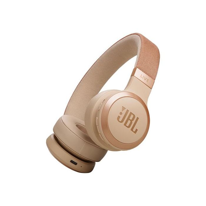JBL Live 670NC Auriculares Diadema Bluetooth Inalámbricos con Cancelación Activa de Ruido (ANC) - 50h Autonomía, Google Assistant, Alexa, Color Arena 0 JBL Live 670NC Auriculares Diadema Bluetooth Inalámbricos con Cancelación Activa de Ruido (ANC) - 50h Autonomía, Google Assistant, Alexa, Color Arena 0
