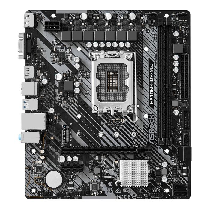 ASRock H610M-HDV/M.2 R2.0 Placa Base mATX DDR4 LGA 1700