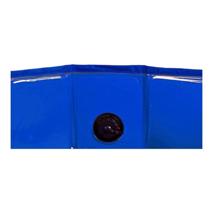 Piscina Desmontable Mascotas Azul Poliéster Plástico (120 x 30 x 120 cm) 1