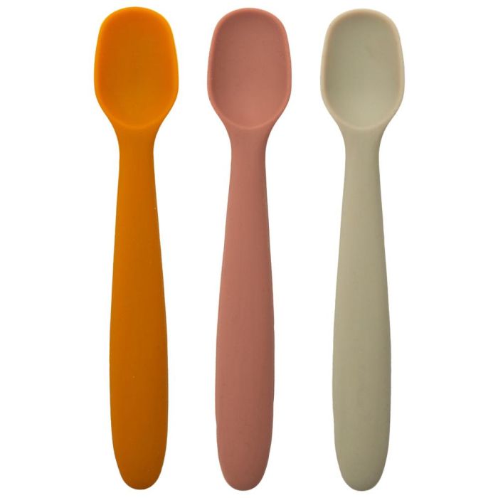 Juego De 3 Cucharas De Silicona Tom et Zoe 3 Juego De 3 Cucharas De Silicona Tom et Zoe 3