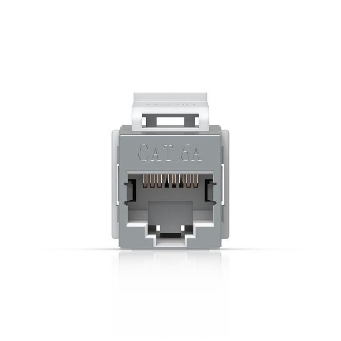 Ubiquiti Acoplador Keystone Cat6A Pass-through para Cables Ethernet Pre-terminados, Conector de Acero Inoxidable - Pack de 12 2 Ubiquiti Acoplador Keystone Cat6A Pass-through para Cables Ethernet Pre-terminados, Conector de Acero Inoxidable - Pack de 12 2