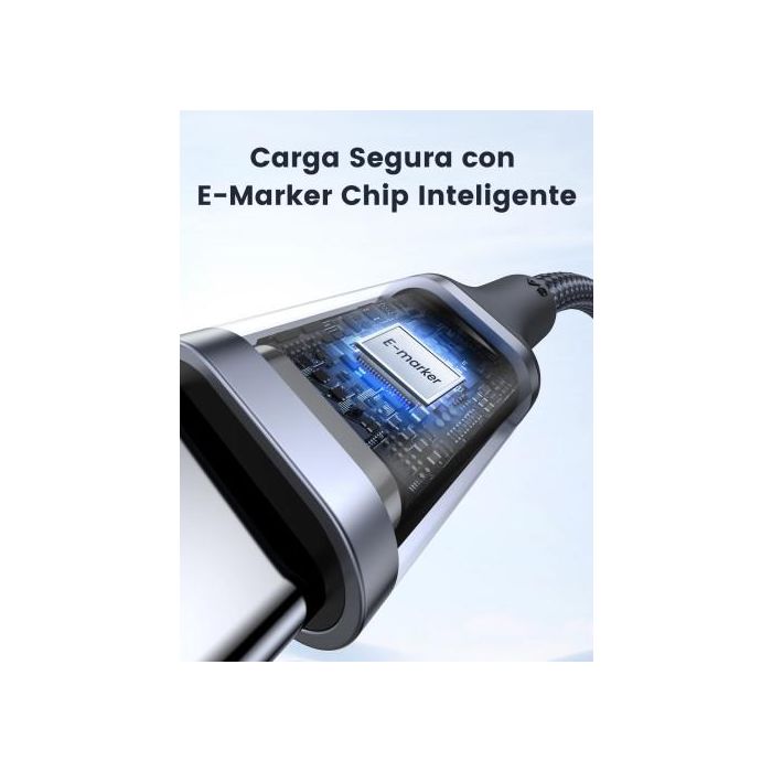 Ugreen 70427 Cable Usb Usb 2.0 1 M Usb C Negro, Plata 5 Ugreen 70427 Cable Usb Usb 2.0 1 M Usb C Negro, Plata 5