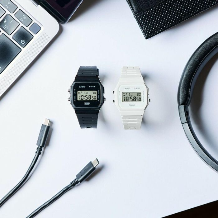 Reloj Hombre Casio F-91WB-1AEF (Ø 35 mm) 2 Reloj Hombre Casio F-91WB-1AEF (Ø 35 mm) 2