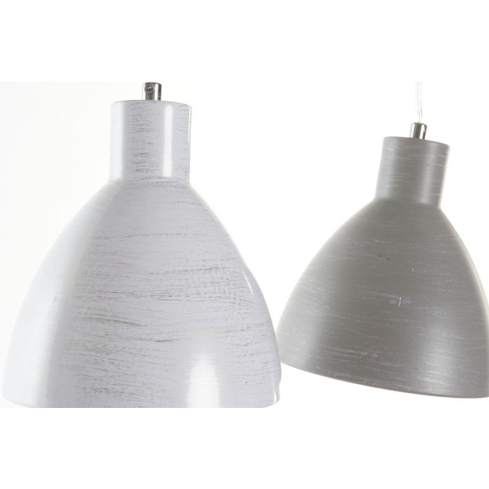 Lampara Techo Urban DKD Home Decor Gris Blanco 16 x 17 x 16 cm (4 Unidades) 2 Lampara Techo Urban DKD Home Decor Gris Blanco 16 x 17 x 16 cm (4 Unidades) 2