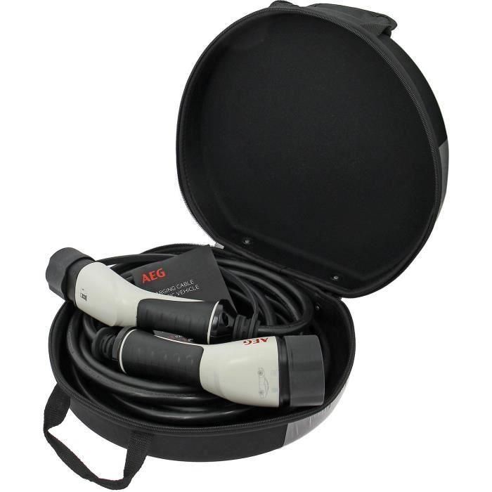 Cable de carga - AEG - 5123 - 16A para vehículos eléctricos e híbridos enchufables - 5m - Trifásico 16A 480V AC 3