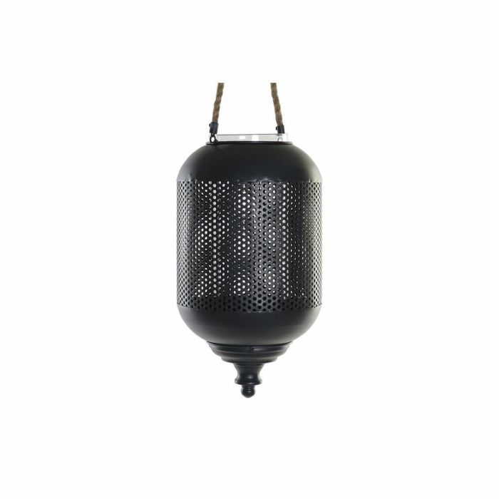 DKD Home Decor Portavela Loft Negro Marrón Metal Cuerda Cristal 22 x 43 x 22 cm 0 DKD Home Decor Portavela Loft Negro Marrón Metal Cuerda Cristal 22 x 43 x 22 cm 0