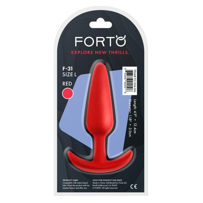 Plug Anal Forto Rojo 3 Plug Anal Forto Rojo 3