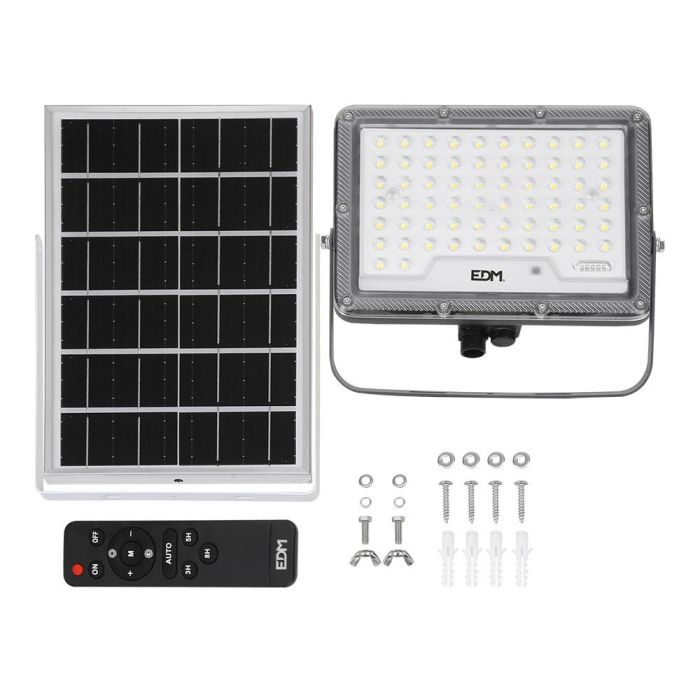 Foco proyector solar slim 400 W 3.500lm 6.500k 3 Foco proyector solar slim 400 W 3.500lm 6.500k 3