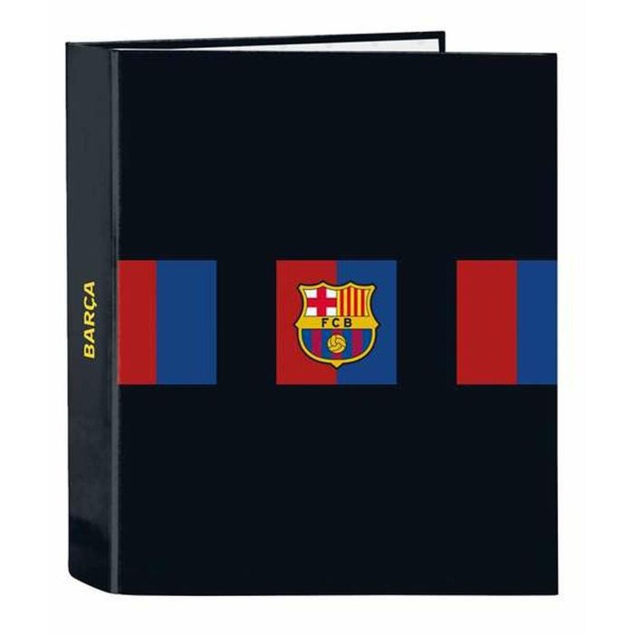 Carpeta de anillas F.C. Barcelona Granate Azul marino A4 27 x 33 x 6 cm Carpeta de anillas F.C. Barcelona Granate Azul marino A4 27 x 33 x 6 cm