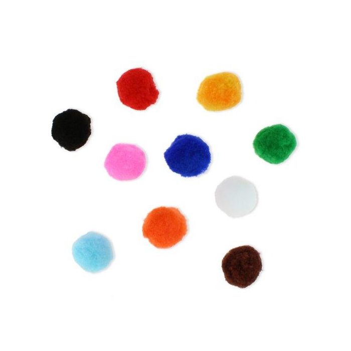 Pom Pom Smart Colores 5 Cm. Surtidos Pack De 52