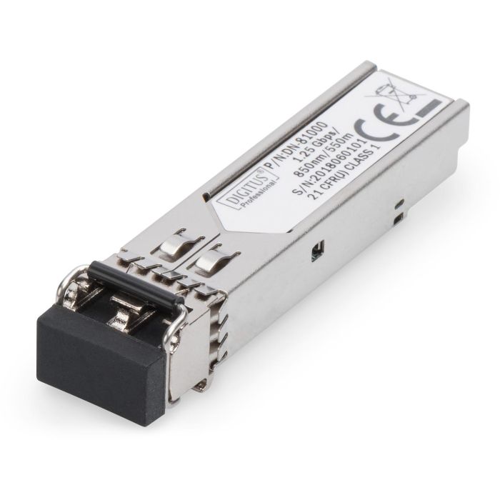 Digitus Módulo SFP Mini GBIC 1.25Gbps Multimode LC para Fibra Óptica SX 50/125µm hasta 500m Plug & Play