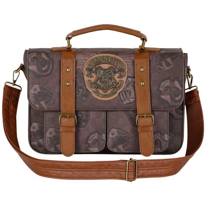 Harry Potter Bolso Satchel Grande Pride Marrón 27x35.5x12cm 11L PVC Bandolera 1