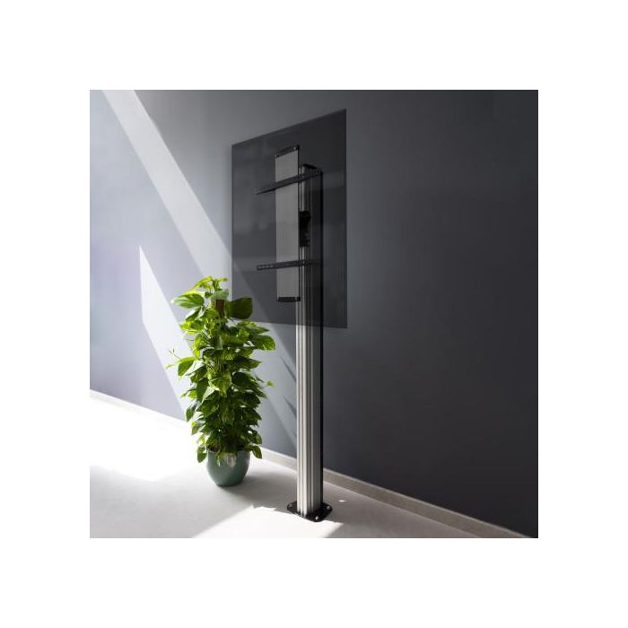 TooQ FS2270M-B Soporte de Suelo para TV de hasta 70" Plata