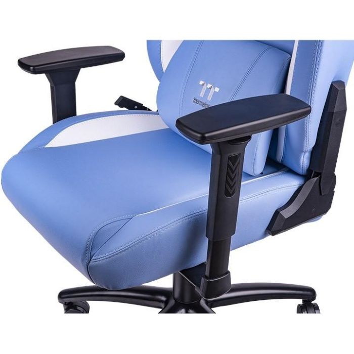 Thermaltake GGC-VCO-LWLWDS-01 Silla Gaming Butaca Acolchada para Videojuegos, 52cm Ancho, Soporta 150 kg, Azul y Blanco 4 Thermaltake GGC-VCO-LWLWDS-01 Silla Gaming Butaca Acolchada para Videojuegos, 52cm Ancho, Soporta 150 kg, Azul y Blanco 4