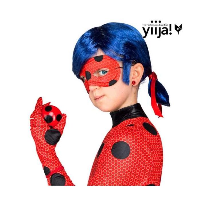 Disfraz ladybug con mono, guantes, cubre botas, antifaz, peluca, yo-yo y pendientes talla 9-11 años 5 Disfraz ladybug con mono, guantes, cubre botas, antifaz, peluca, yo-yo y pendientes talla 9-11 años 5