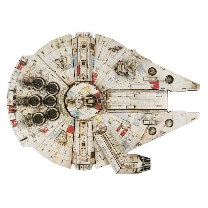 Spin Master SPI6069815 Star Wars Halcón Milenario Modelo 4D para Construir 48 cm 4