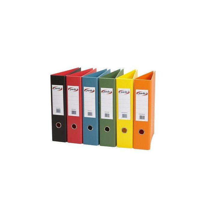 Archivador Palanca Pardo Plastico Extra Fº 70Mm Amarillo