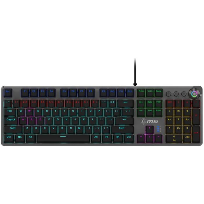 MSI FORGE GK-310 RED Gaming Keyboard. verkabelt 3
