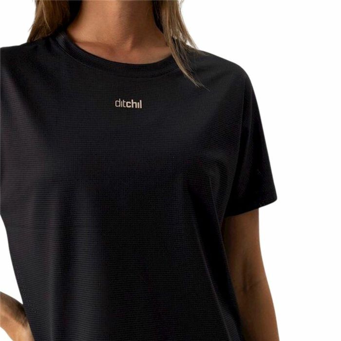 Camiseta de Manga Corta Mujer Ditchil Aria Negro 0 Camiseta de Manga Corta Mujer Ditchil Aria Negro 0