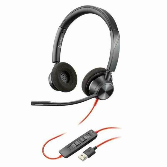 Poly Blackwire 3320, USB-A, 20 Hz to 20 KHz, 94 dBSPL± 4 dB, 32 Ohm Poly Blackwire 3320, USB-A, 20 Hz to 20 KHz, 94 dBSPL± 4 dB, 32 Ohm