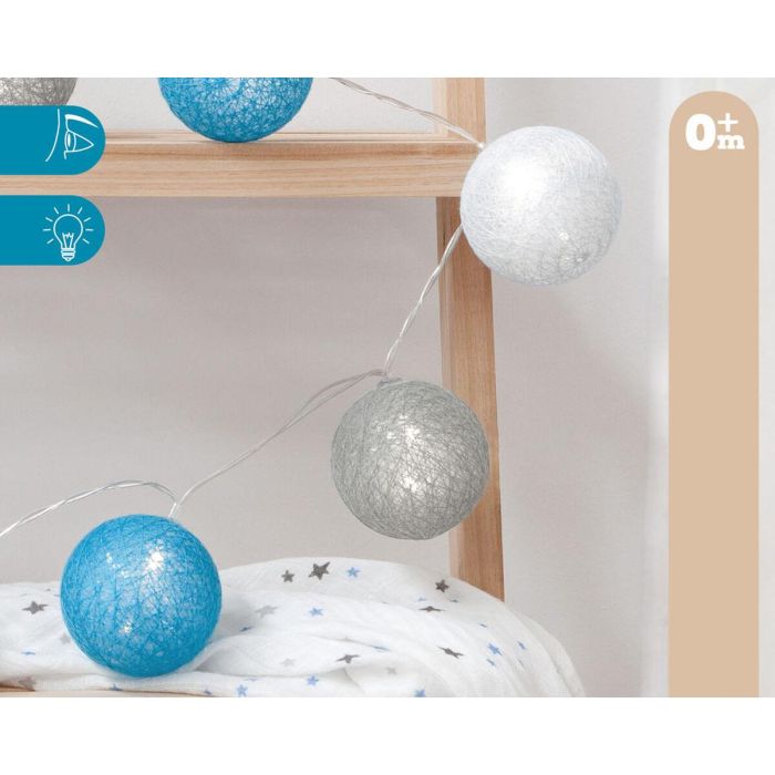 KioKids Guirnalda LED Azul 1,5m 3