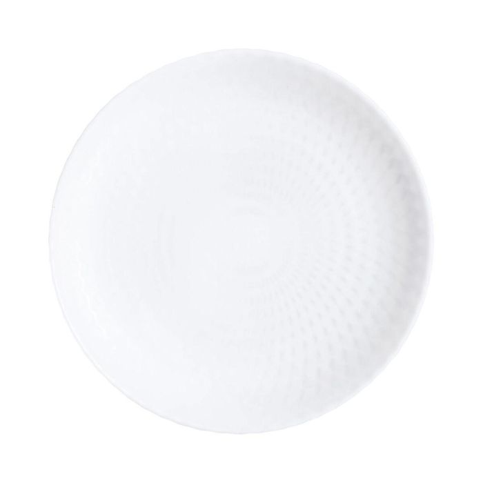 Plato de Postre Luminarc Pampille Blanco Vidrio (19 cm) (24 Unidades) 1