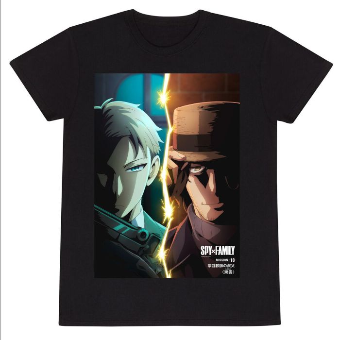 Camiseta de Manga Corta Spy X Family Spitscreen Negro Unisex 0 Camiseta de Manga Corta Spy X Family Spitscreen Negro Unisex 0