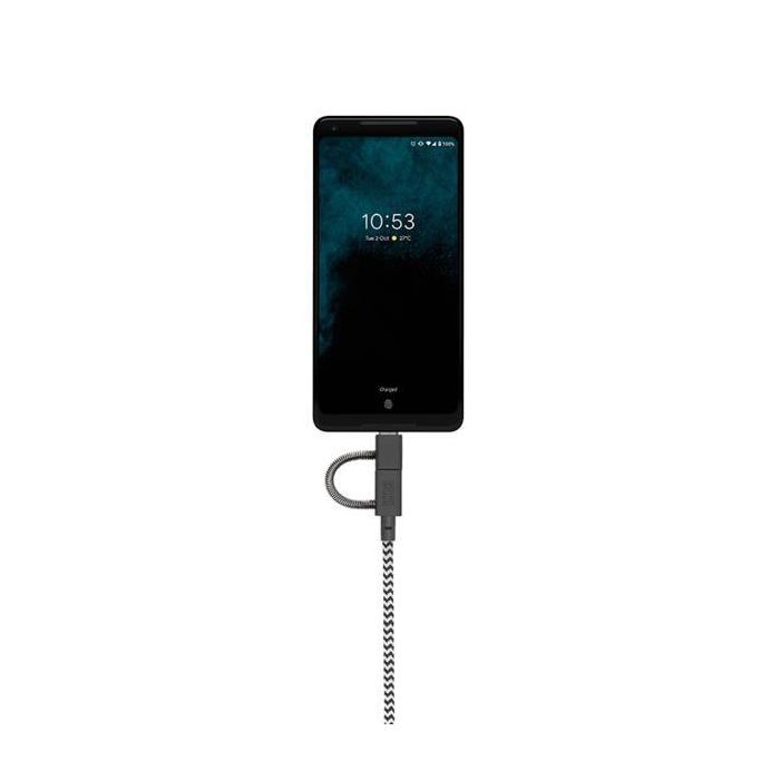 Native Union Belt Cable 3-en-1 Universal con Conectores Micro-USB, Lightning y USB-C 2 Metros para Carga Rápida 4 Native Union Belt Cable 3-en-1 Universal con Conectores Micro-USB, Lightning y USB-C 2 Metros para Carga Rápida 4