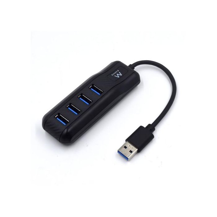 Ewent EW1138 Hub USB 3.1 Gen1 4 Puertos, Compatible con USB 2.0 y 1.1, Negro 0 Ewent EW1138 Hub USB 3.1 Gen1 4 Puertos, Compatible con USB 2.0 y 1.1, Negro 0