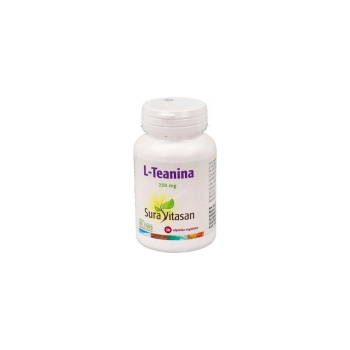 SURA VITASAN L-Teanina 250 mg, Suplemento para Función Cognitiva, 30 Cápsulas