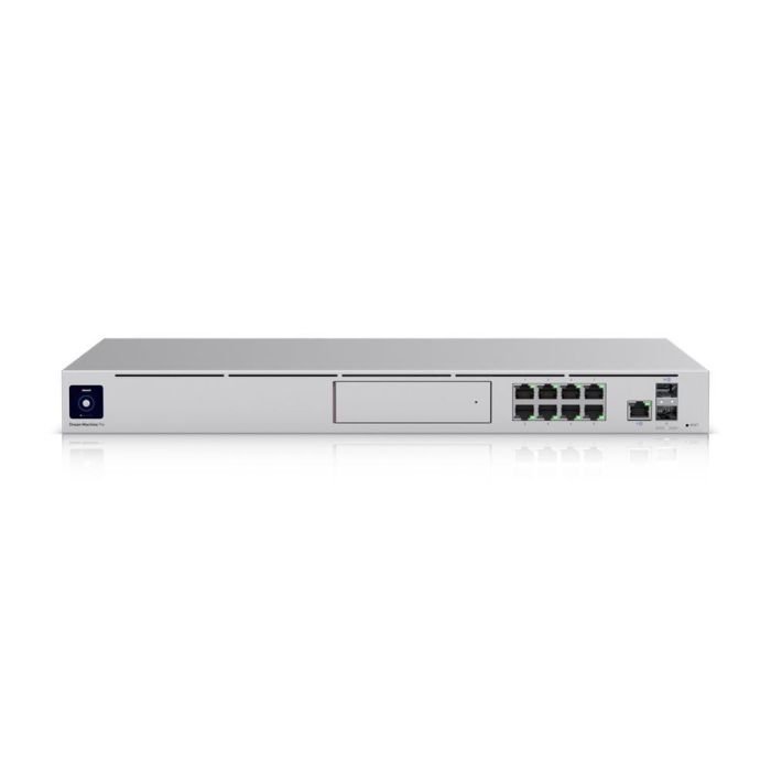 Ubiquiti UDM-Pro Cloud Gateway de Seguridad UniFi con Firewall, VPN, IPS/IDS 3.5Gbps, 9x1GbE RJ45, 2x10G SFP+, NVR 3.5" Rack 1U Ubiquiti UDM-Pro Cloud Gateway de Seguridad UniFi con Firewall, VPN, IPS/IDS 3.5Gbps, 9x1GbE RJ45, 2x10G SFP+, NVR 3.5" Rack 1U