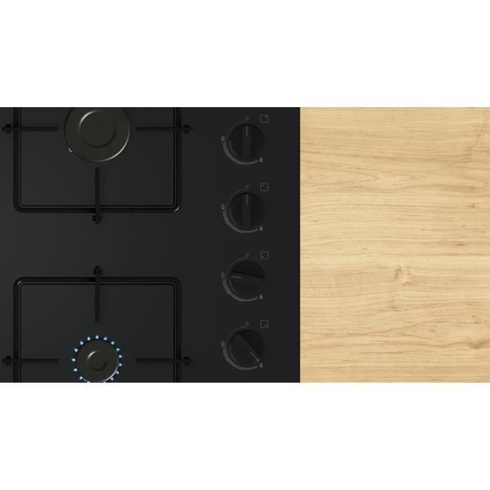 Placa de gas BOSCH Serie 2 - 4 quemadores - 52 x 59 x 5,4 cm - POP6B6K30 - Negro 3 Placa de gas BOSCH Serie 2 - 4 quemadores - 52 x 59 x 5,4 cm - POP6B6K30 - Negro 3