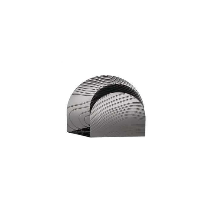 Alessi PU08 Veneer Servilletero Acero Inoxidable 18/10 Decoración en Relieve