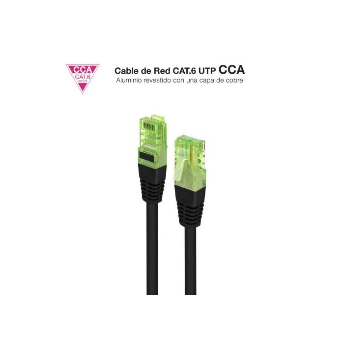 Nano Cable 10.20.1403-BK Cable de Red RJ45 UTP Cat.6 3m Negro Nano Cable 10.20.1403-BK Cable de Red RJ45 UTP Cat.6 3m Negro