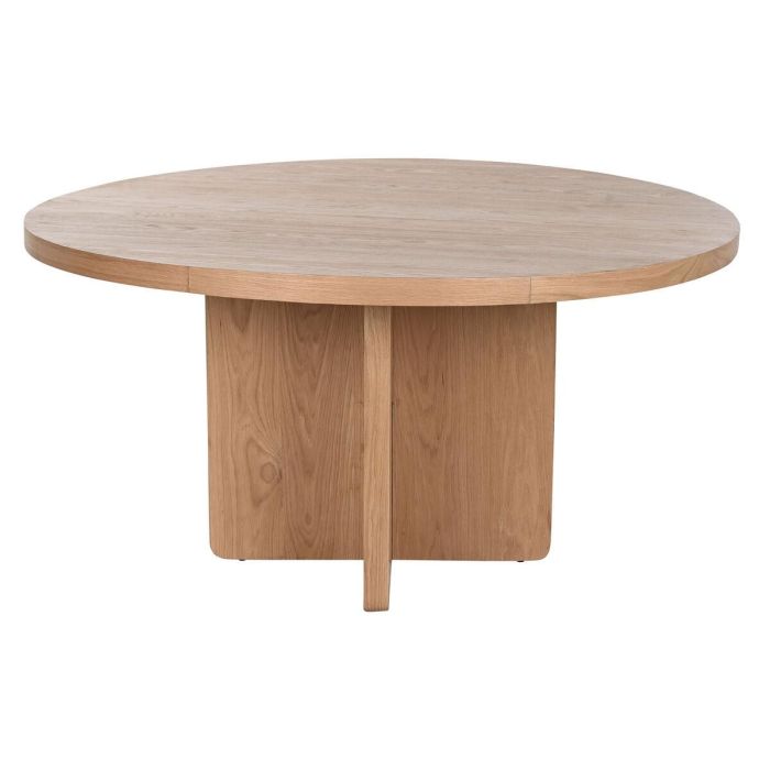 Mesa de Comedor Home ESPRIT Natural madera de roble 152 x 152 x 78 cm 1