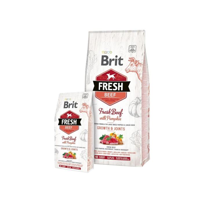 Brit Fresh Puppy Large Growth Joints Ternera Calabaza 2,5 kg