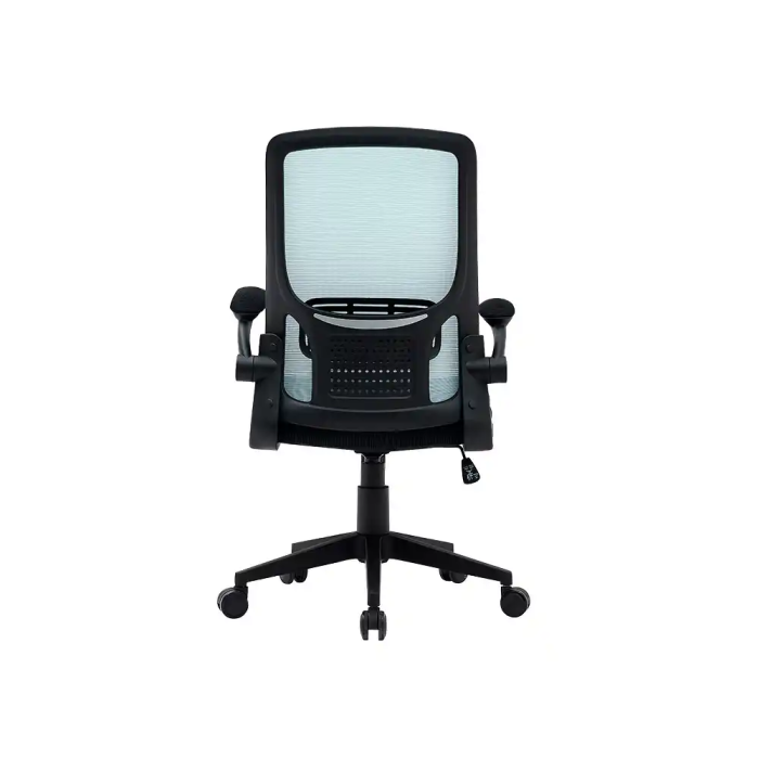 Q-connect Silla de Oficina Alba Malla Base Metálica Ruedas Premium Negro Azul Altura Máx 1110 mm Ancho 610 mm Profundidad 580 mm 5