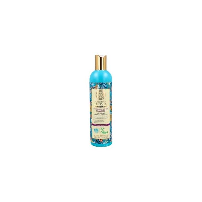 NATURA SIBERICA Champú Cabello Normal a Graso 400ml - Limpia, Hidrata y Purifica el Cuero Cabelludo, Producto Vegano