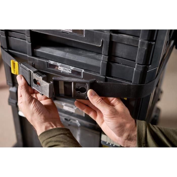 Stanley AUC3253561723636 Carrito de Transporte TSTAK Fatmax 4 Ruedas - Carga Máxima 100 kg - Aluminio 4