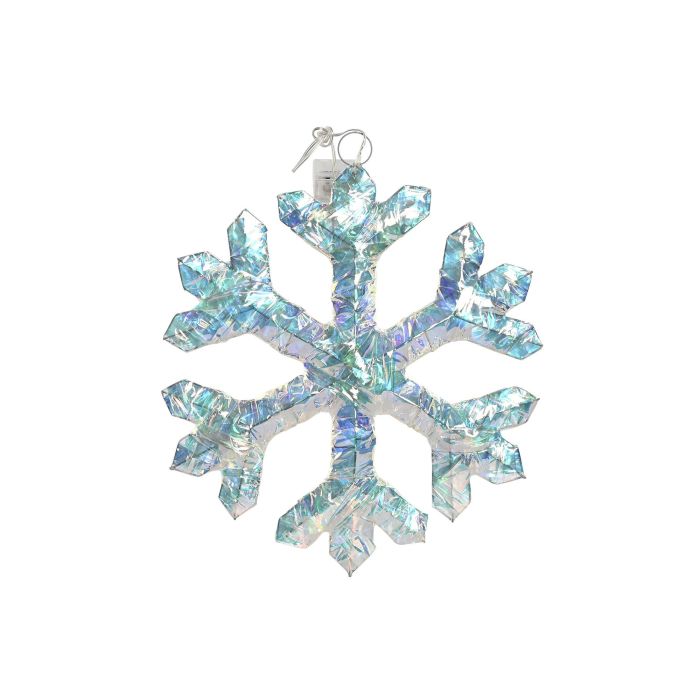 DKD Home Decor 2 x 30 x 30 cm Decoración Luminosa Navidad Fantasía Multicolor LED (6 Unidades) 3