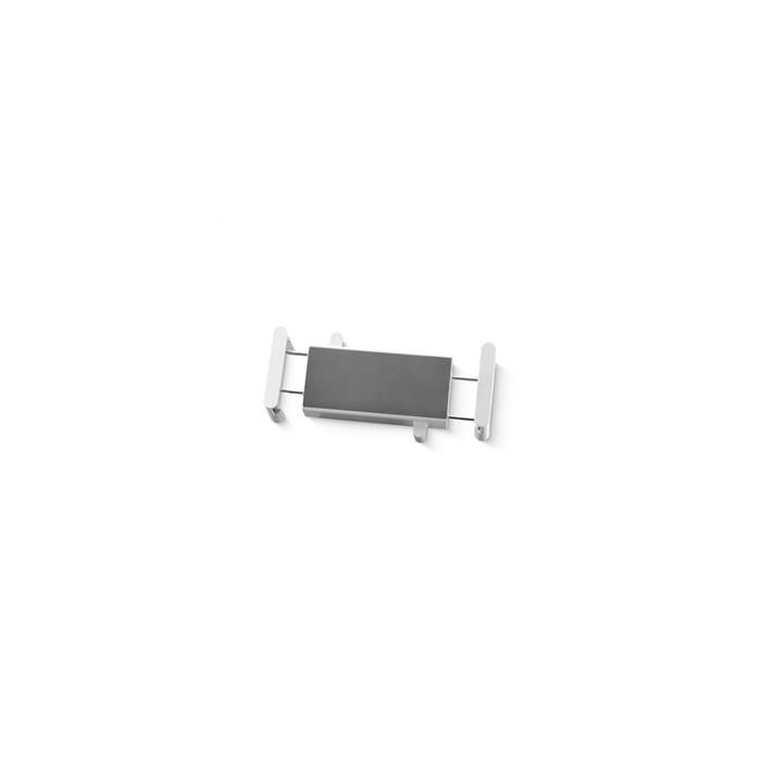 One For All DM0040 Soporte para Tablet para Brazo de Monitor, Accesorio Universal de Escritorio, Ajustable y Seguro con Silicona