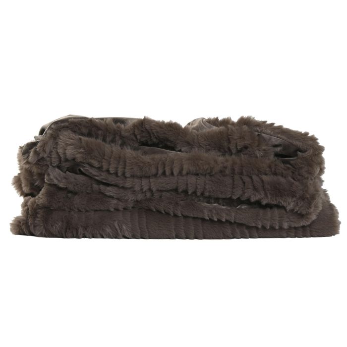 Manta Urban DKD Home Decor Marron 240 x 1 x 220 cm 2 Manta Urban DKD Home Decor Marron 240 x 1 x 220 cm 2