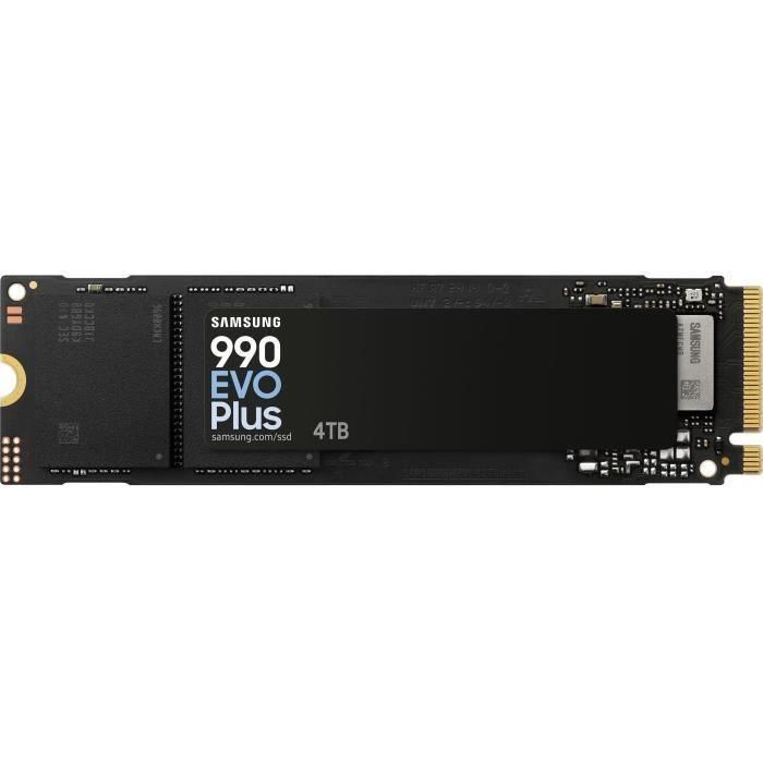 Disco SSD Samsung 990 EVO Plus 4TB/ M.2 2280 PCIe 5.0/ Compatible con PS5 y PC/ Full Capacity Disco SSD Samsung 990 EVO Plus 4TB/ M.2 2280 PCIe 5.0/ Compatible con PS5 y PC/ Full Capacity