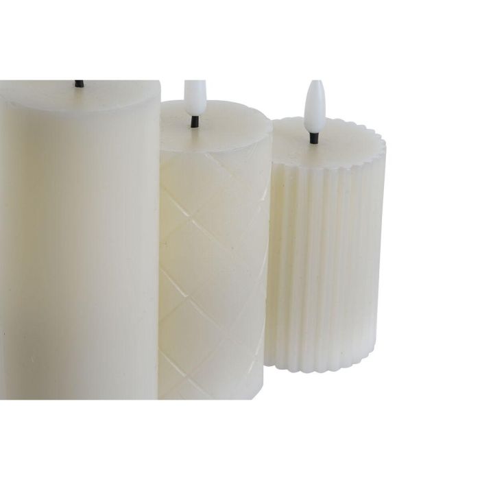 Vela LED Home ESPRIT Beige 5,5 x 5,5 x 13,5 cm (AA) 2 Vela LED Home ESPRIT Beige 5,5 x 5,5 x 13,5 cm (AA) 2