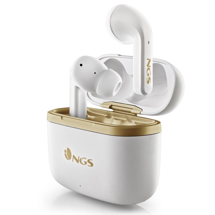 NGS ARTICATROPHYWHITE Auriculares Bluetooth True Wireless ANC con Estuche de Carga, Autonomía 20h, Micrófono Alta Calidad, Blancos NGS ARTICATROPHYWHITE Auriculares Bluetooth True Wireless ANC con Estuche de Carga, Autonomía 20h, Micrófono Alta Calidad, Blancos